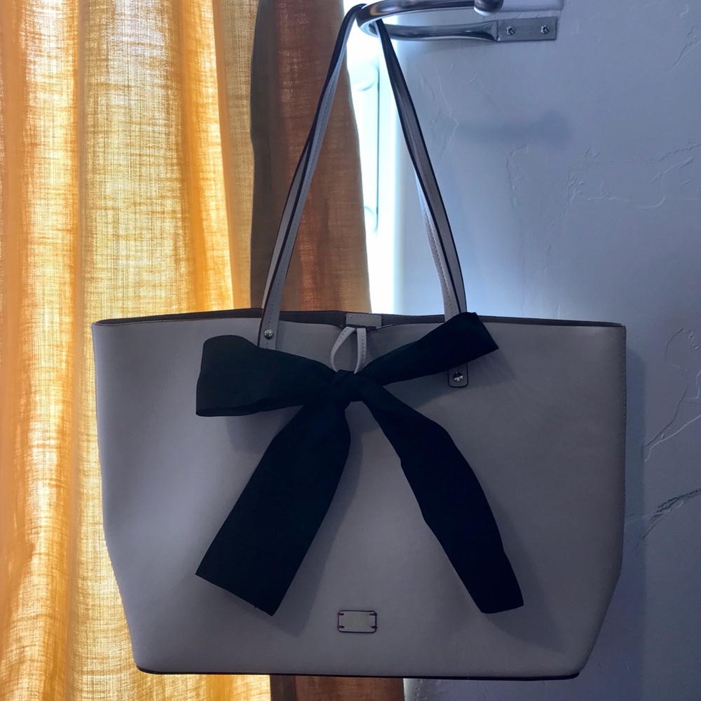 Frances Valentine Trixie Bow Oyster Handbag